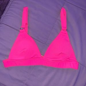 Hot pink medium bikini top